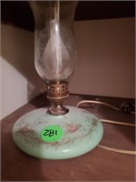 OLD PAINTED LAMP