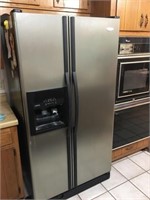 Whirlpool Stainless Refrigerator (36"  W)