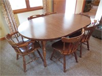 Vintage Keller Dinning Room Table & 6 Chairs VGC