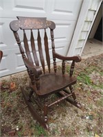 Vintage Well Built Rocking Chair