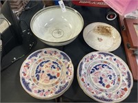 Vintage bowls and plates.