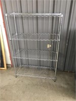 Chrome Shelf Unit ( 36" W x 54" T)