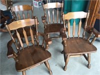 Set of (4) Arm Chairs (Very Nice)