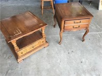 (2) Lamp Tables (Fading on top as shown)