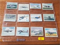 Lot of 12 Tobacco Cigarettes Wing cards