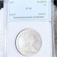 1807 Draped Bust Half Dollar NNC - XF40
