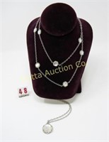 (2) JUDITH RIPKA STERLING NECKLACES:
