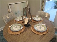 4PC PLACE SETTING W/CANDLE HOLDER
