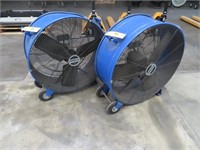 (2) Flow Pro  Air Circulators Floor Fans 30",