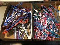 2 boxes of clothes hangers - 1 adult & 1