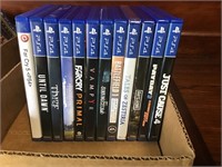 12 Play Station 4 games