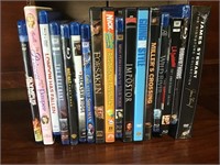 17 DVD’s - see photo for titles.