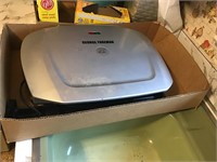 George Forman grill w/drip tray, not tested
