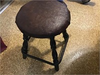 Vinyl covered stool