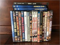 DVD’s Western & action - see photo for titles