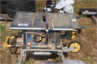 MASTERCRAFT HAWKEYE LASER TABLE SAW - WORKING