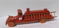 Wooden Fire Truck