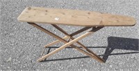 Childs Antique Wooden Ironing Board