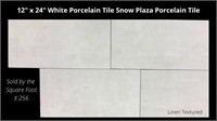 12" x 24" Plaza Snow Porcelain Tile (X 256 sq.)