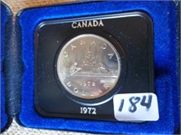 Canadian 1972 One Dollar Coin