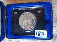Canadian 1971 British Columbia  Dollar Coin