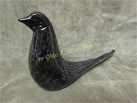 Vintage Hand Made in Italy Glass Bird Figurine