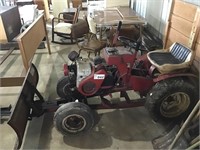 WHEEL HORSE LAWN TRACTOR WITH BLADE