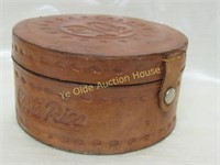 Hand Tooled Leather Costa Rica Box with Lid