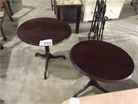 PAIR OF SMALL TABLES