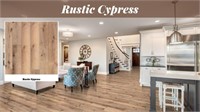 Rustic Cypress Rigid core vinyl (bid x 780 sq.)