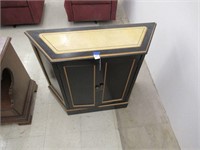 Black + Gold colored Wall Cabinet (36" x 11.5 x