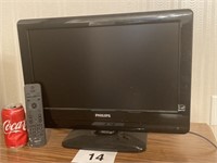 Philips Flat Screen TV with remote