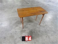 WOOD SEWING TABLE 36 1/2 X 19 1/2 X 24 1/2