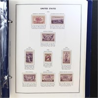 US Stamps Collection in Liberty Binder 1935-91