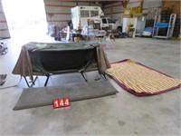 CABELAS COT TENT W/MATTRESS & COVERS WITH BAG