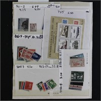 Norway Stamps Mint NH & LH incl Semis CV $300+