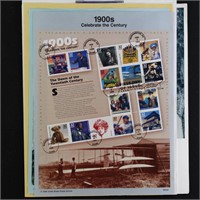 US Stamps Used Full Sheet & Pane First Day Covers