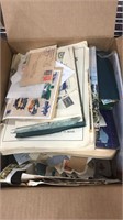 WW Stamps Banker's Box of Miscellaneous