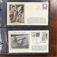US Stamps Colorano FDC Shuttle Flights