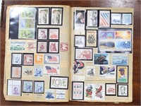 US Stamps in 2 Homemade Albums