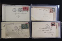 US Stamps Misc Covers, late 1800s to early 1900s