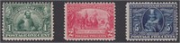 US Stamps #328-330 Mint NH CV $500