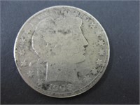 1908 Barber Half Dollar -rough shape