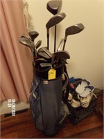 Arnold Palmers Golf Clubs & Golf Club Ash Tray