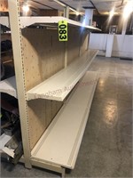 (3) 4' Sections Of Metal Shelving