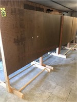 (4) 4' X 4' Free Standing Peg Boards