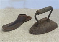 cobbler shoe anvil(no stand) - metal clothes iron
