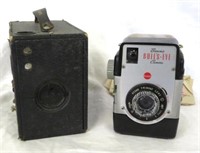 2 cameras - Kodak Brownie Bull's-Eye - Kewpie #2A