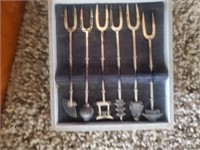 Asian Style Metal Olive Forks