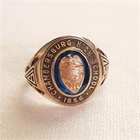 10K Gold Ring with Sapphire 1954